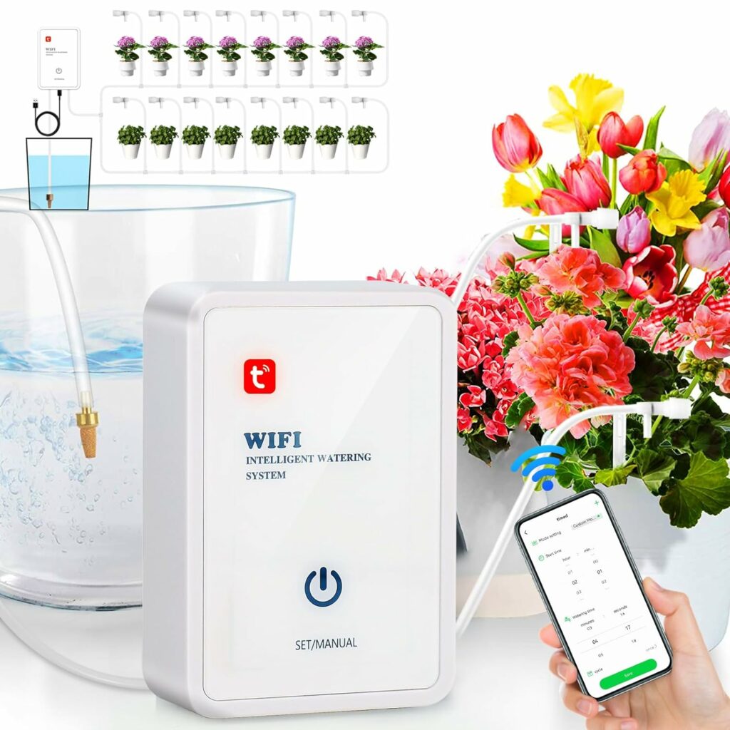 Riego Automatico Macetas, Diealles Shine Programador Riego Automatico WiFi